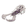 Strike King Rage Luau Craw Soft Bait - color: 875 - Smoke Purple with Black Flake