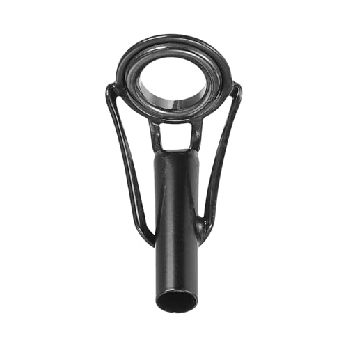 PATIKIL Fishing Rod Tip Repair Kit Stainless Steel Pole Ring Guide Replacement for Saltwater Freshwater Fishing - color: Black, size: 1.6-4mm