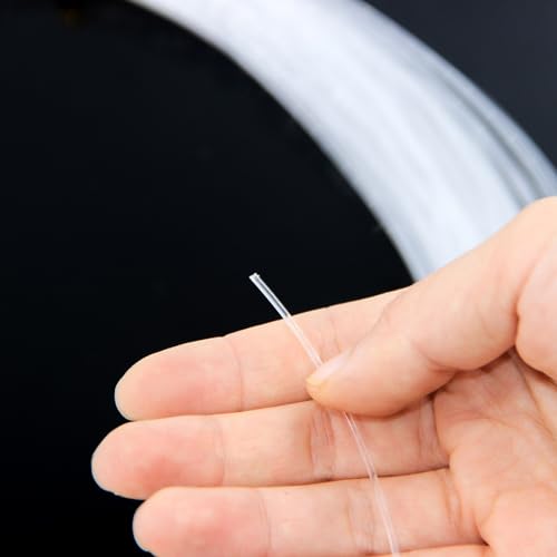 Fishing Line 547 Yard Monofilament Fishing Line Strong Invisible Line Clear Mono Nylon Fishing Leader Line for Saltwater Freshwater - color: Clear, size: 0.5 mm - 35.4 lb