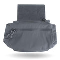 2 in 1 Handwarmer & Tactical Drop Pouch/Waist Bag. Plate Carrier Vest Chest Rig Hook Loop Dangler or 26-52 in Buckle Strap EDC Fanny Pack, Muff for Winter Outdoor/Camping/Hunting/Football/Fishing - color: WG