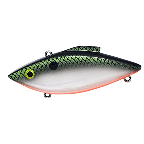 Bill Lewis Lures Lifelike Rat-L-Trap Magnum Force Lipless Crankbait Fishing Wobble Lure for Shallow Saltwater - color: Tennessee Shad Chrome, size: One Size