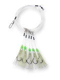 End Game Tackle Company Glow Squid Deep Drop Tilefish Rig, Excellent for Deep Drop Fishing, 8/0 Circle Hooks, 1 Rig - size: 5 Hook