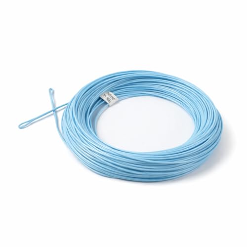 Aventik Intermediate & Sinking Fly Fishing Line Series – WF Fly Line 1.5IPS/3IPS/5IPS with Low Memory Braided Core, Smooth Casting, Welded Loops, 100FT Sink Line for Trout Bass Streamer Fishing - color: Light Blue-1.5IPS, size: WF5I