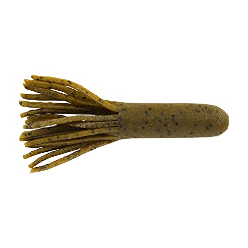 Berkley PowerBait MaxScent Tube Fishing Soft Bait - color: Green Pumpkin, size: 3 1/2"