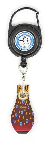 Kingfisher Fly Fishing Zinger with Wide Nipper - color: Brook Trout