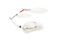 Nichols Lures Pulsator Metal Flake Double Willow Spinnerbait - color: Blue Shad/White, size: 1/2-Ounce