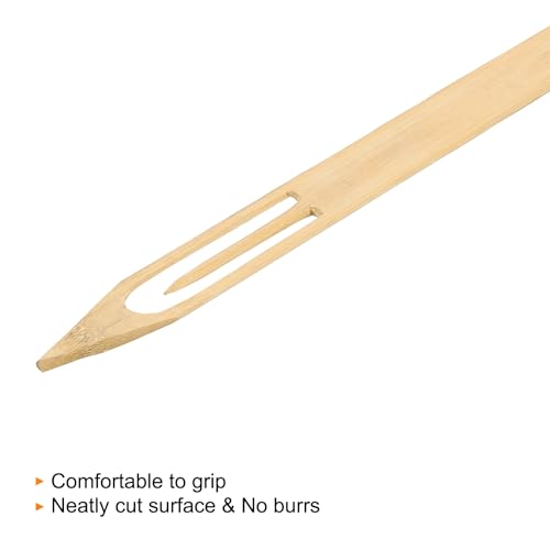 PATIKIL Netting Needle Shuttles Kit, Bamboo Fishing Net Repair Line Mending Tool - size: 120x11x3mm,165x13x3mm,200x17x5mm