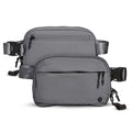 Vertx Everyday Tactical Fanny Pack + - 100% Nylon Fanny Pack for Men and Women with CCW-Ready Design and Rapid Access Tab - Wolf Grey - 2L - color: Wolf Grey, style: Everyday Fanny Pack +