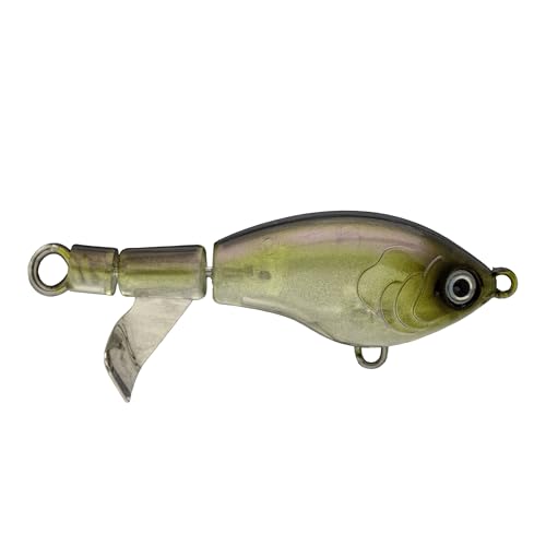 Strike King Bitsy Chickin Fishing Lure, Topwater Plopper, 2 1/2-Inches, 1/4-Ounce - color: Clearwater Minnow
