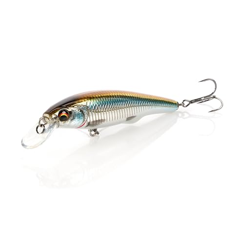 Savage Gear Gravity Twitch Fishing Hard Bait - color: Brown Chrome, size: 4.5 in - 3/4 oz