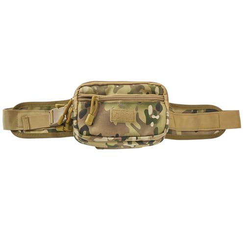 Concealed Carry Fanny Pack, Tactical Waist Bag | Tactical fanny pack with concealed gun holster for running & EDC. CCW waist bag for men and women, Desert Camo - color: DESERT CAMO