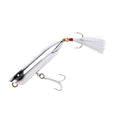 Creek Chub Striper Strike Slow-Sinking Long-Casting Fishing Lure - Saltwater Grade - color: Metallic, size: 4 1/4" (1 1/2 oz)
