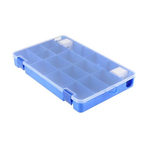 Shakespeare Tacklebox Fishing Tackle Storage, Blue Swirl, 4-Pack, Customizable, Dual-Latching System, Built-In Rod Holder, Compact, Lightweight - style: 4pk Blue Swirl
