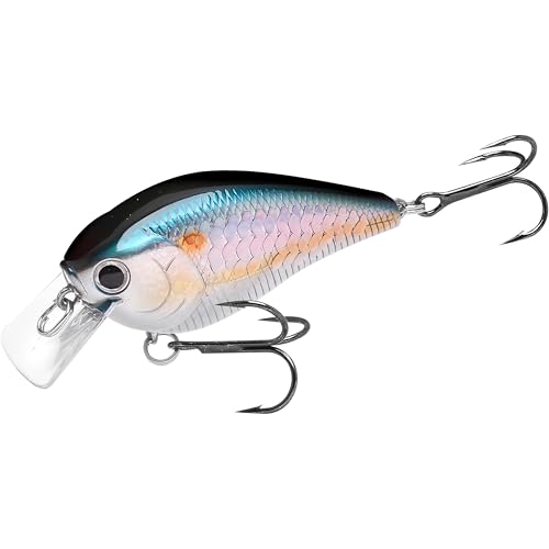 LUCKY CRAFT 1.5DRS Deep Rattle Sound Crankbait Fishing Lures, Shallow Diving Trout and Bass Lures, 3-4ft Depth, Square Bill Crankbait, Saltwater Fishing Gear and Accessories - color: 270 MS American Shad