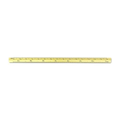 Alumicolor 3610-2 Aluminum Combination Pocket Scale, 6IN, Gold - color: Gold, size: 6 Inch, style: Combination