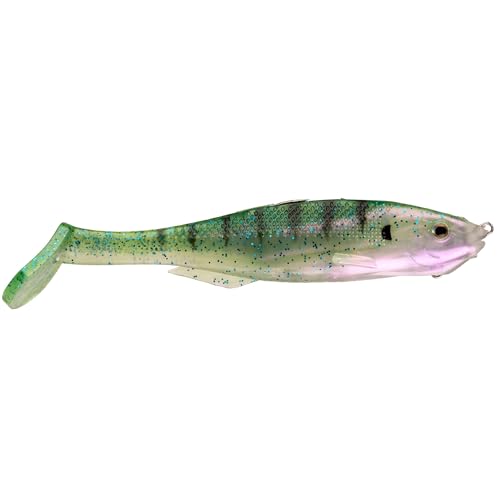 Strike King Final Copy Weedless Fishing Lure, Pre-Rigged Soft Plastic Swimbait - color: Phantom Bluegill, size: 6"