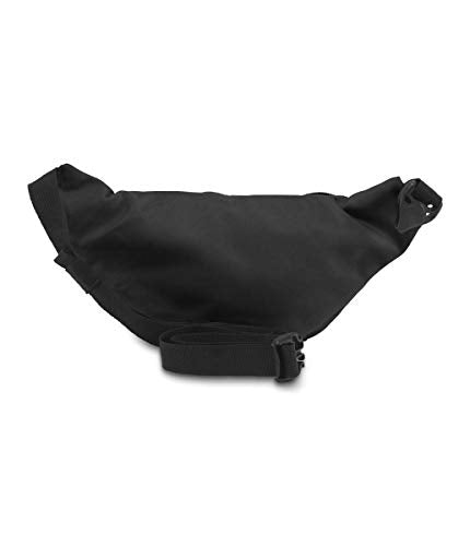 JanSport Fifth Avenue Fanny Pack Crossbody Bags for Women, Men - Stylish, Durable Waist Bag with Adjustable Belt, Main Zippered Pocket, Quick Stash Pocket - Travel Essentials - Black - color: Black