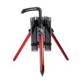 3-Tude Portable Fishing Rod Holder - Stand Holds Up to 3 Rods, Outdoor Fishing Gear Equipment Organizer - color: Long-Red