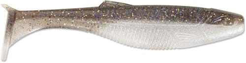 Rapala CrushCity Mayor Soft Plastic Paddle Tail Swimbait, Strong Kicking Action for Swim Jigs & Underspins, Bass, Redfish, Trout, Snook, Walleye & More - color: Gizzard Shad, size: 2.5"
