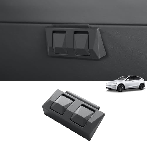 LUCKEASY Glove Box Hook for Tesla ModelYJuniper 2025 2026/Model 3 Highland 2024-2026 Organizer Storage Hook Clips for Hanging Car Accessories Black