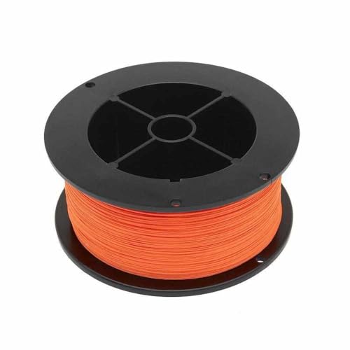 Rio Products Dacron Fly Line Backing – High-Strength Braided Line with Low Stretch – Super Smooth, Easy-to-Knot Fly Reel Backing – 20lb / 30lb – Multiple Colors & Lengths - color: Orange, size: 30LB - 300YD