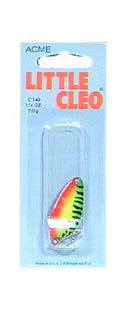acme Acme Little Cleo Fishing Terminal Tackle - color: Multi,Fire Tiger, size: 1/4 Ounce