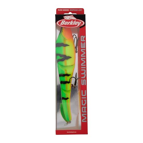 Berkley Magic Swimmer Fishing Hard Bait - color: Fire Tiger Gold, size: 9in - 4 1/2 oz