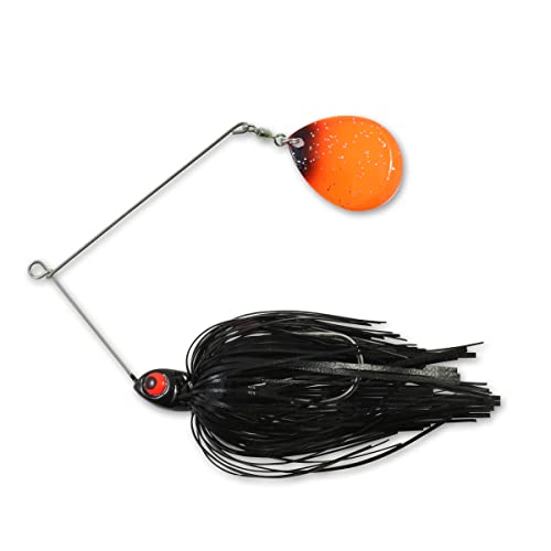 Northland Fishing Tackle Reed Runner Single Spin - Premium Spinner Baits for Freshwater - Assorted Lures for Bass, Pike, and Musky in 15 Colors & 3 Sizes - color: Whitetreuse, size: 1/2 Oz
