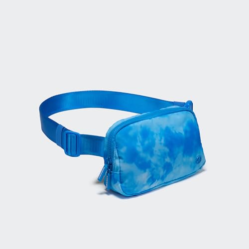 Pander Two Way Zipper Fanny Pack Nylon Everywhere Belt Bag for Women, Water Repellent Waist Packs, Crossbody Bags with Adjustable Strap (Cloud Blue) - color: Cloud Blue