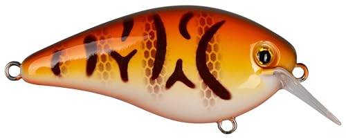Strike King KVD 1.5 Hard Knock Fishing Lure, 3/8 oz, 3D Lifelike Eyes - color: DB Craw, size: 3/8oz