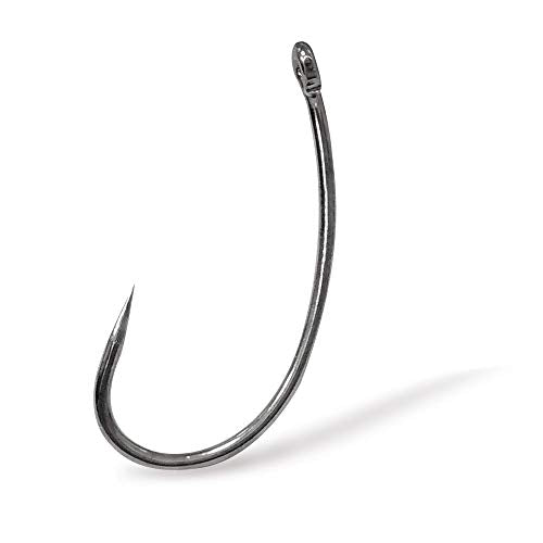 Barbless Fishing Hooks, 50/150pcs Carp Fishing Hooks Trout Hooks Circle Hooks Curve Shank Crank Fly Tying Hooks Carp Hair Fishing Bait Rigs for Freshwater Saltwater Fishing - size: 2#_150pcs