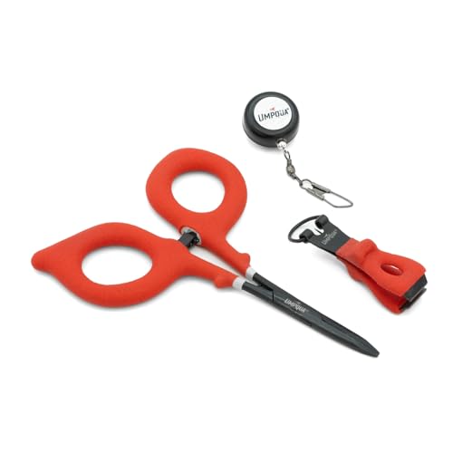 Umpqua Rivergrip PS Zinger Nipper Forceps Combo - color: Red