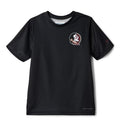 Columbia Boys Collegiate Terminal Tackle Short Sleeve Shirt - color: Fsu - Black, size: Small
