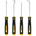 WILLBOND 4 Pcs Pick and Hook Set Precision Automotive Mechanic Picks Tools Set for Car Oil Seal Hooks Puller Remover Tools(6.5 Inches,Yellow) - color: Yellow, size: 6.5 Inches