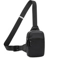 Mini Sling Bag for Men Crossbody,Small Chest Bag Casual Trendy Waterproof Lightweight Phone Crossover Daypack - color: Black Mini Sling Bag for Men and Women