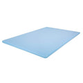 18 x 12 Large Blue Plastic Cutting Board for Fish, Seafood, Shellfish - 1/2 Inch Thick HDPP, NSF and Commercial Grade - color: Blue