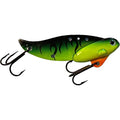 1 1/2oz - Blitz Blade - Blade Bait for Walleye, Lake Trout, COHO Salman, Pike, Musky Made in USA 100% Zinc Alloy - color: Fire Tiger