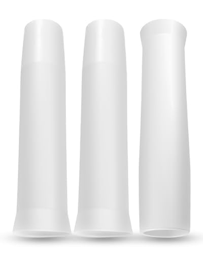 3pcs 1-5/8” Flared Vinyl Inserts for Fishing Rod Holder, 9 Inches Length for Boats Yachts Ships Kayaks Marines Caravans Campers, Strong and Heavy Duty Flared Fishing Rod Sleeves