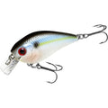 Lucky Craft LC 0.5 Squarebill Crankbait, Silent Fishing Lure for Bass Trout and Pike, Made in Japan, Freshwater Fishing Gear, Hard Bait Bass Lures - color: 183 Pearl Threadfin Shad
