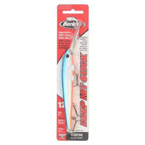 Berkley Berkley Deep Hit Stick - color: Blue Chrome, size: 4 3/4in - 3/4 oz