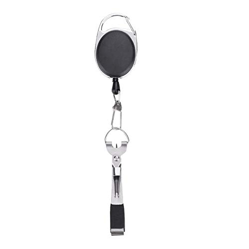 Fishing Line Nipper, Quick Knot Tying Tool, Fly Line Clippers with Zinger Retractor Combo