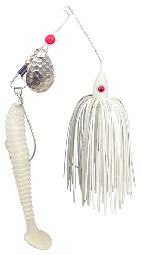 Predator Spinner Bait Swim Bait, Powder Coated Head, Silicone Skirt, premimum swimbait