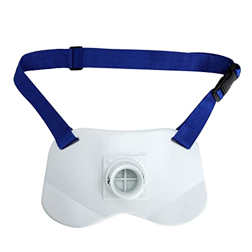 PELLOR 360°Adjustable Padded Fishing Fighting Belt Offshore Tackle Boat Fishing Rod Holder - color: White