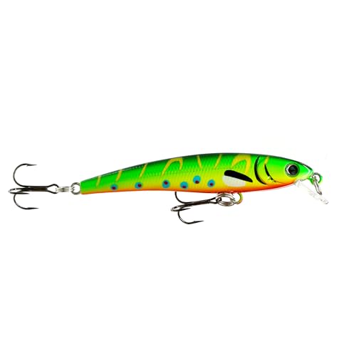 Trout Magnet Trout Crank Top Water Fishing Bait, Runs 2-4 Feet Depth with Small Rattles for High Effectiveness, Great Fishing Lure for Freshwater - color: Brook Trout, size: 2.5"