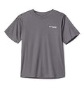 Columbia Boys Terminal Tackle PFG Tarpon Print Short Sleeve - color: City Grey/First on Water Trout, size: X-Small