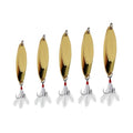 Fishing Lures Fishing Spoons - color: Gold