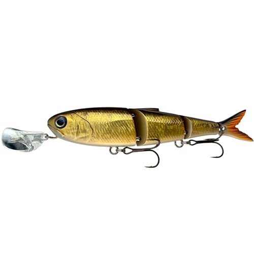 Headbanger Spitfire Topwater Fishing Lure (4-1/2" & 6-1/2") - color: Golden Shiner, size: 6-1/2"