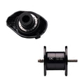 PURELURE Zana Baitcaster Reels, 4.9oz Ultralight BFS Reel 7.6:1 Gear Ratio, SEBS Magnetic Brake System, Max Drag 13lb, 6+1 BB, Aluminum Fishing Reel Baitcasting, Standard Spool + Shallow Spool - size: ZANA - DC side cover+spool- Left