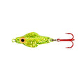Lindy Rattl'N Flyer Spoon Hybrid Ice Fishing Lure Jigging Spoon - color: Lime Ice, size: 1/8 oz