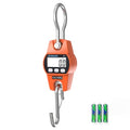 Hanging Scale Handheld 880lb/400kg Crane Scale Luggage Scale,with ABS Plastic case & Big LCD Display, Portable Digital Mini Crane Scale Fishing Scale,for Gym,Hunting,Travelling - color: Orange（880lb/400kg）